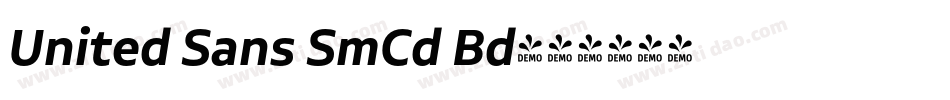United Sans SmCd Bd字体转换